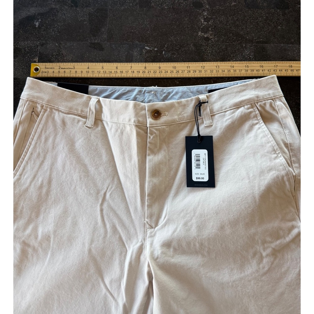 Bonobos Mens Stretch Washed Slim Fit Chinos Oat Milk Beige Pant 34x30 New
Preppy - Picture 7 of 9